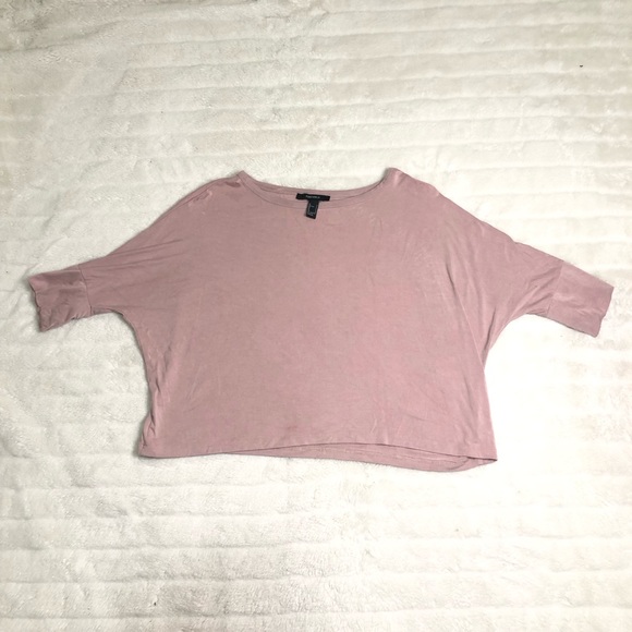 Forever 21 Women’s Size Small Dolman Pink Shirt - Picture 1 of 6